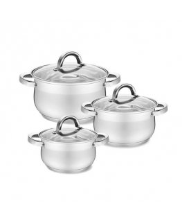 MAESTRO MR-3522-6M-MELNS 6 daļu katlu komplekts