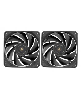 Mars Gaming MF-NCLX2 Datora korpusam Ventilators 12 cm Melns 2 pcs