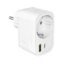 Puro 20W Power Delivery laadija Schuko pistiku ja pesa 1x U Puro 20W Power Delivery laadija Schuko pistiku ja pesa 1x U