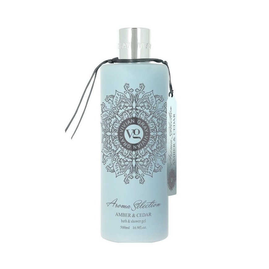 Aroma Selection Amber & Cedar Bath & Shower Gel