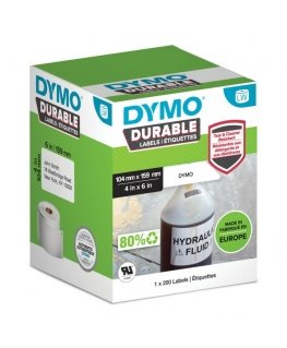 DYMO Durable Белый Самоклеящаяся принтерная этикетка