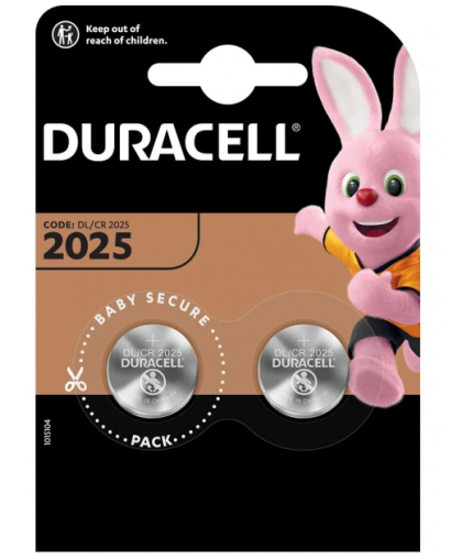 Duracell Lithium batteries 2025 2 pcs
