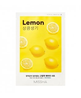 Lemon Airy Fit Sheet Mask - Sheet mask with lemon extract.