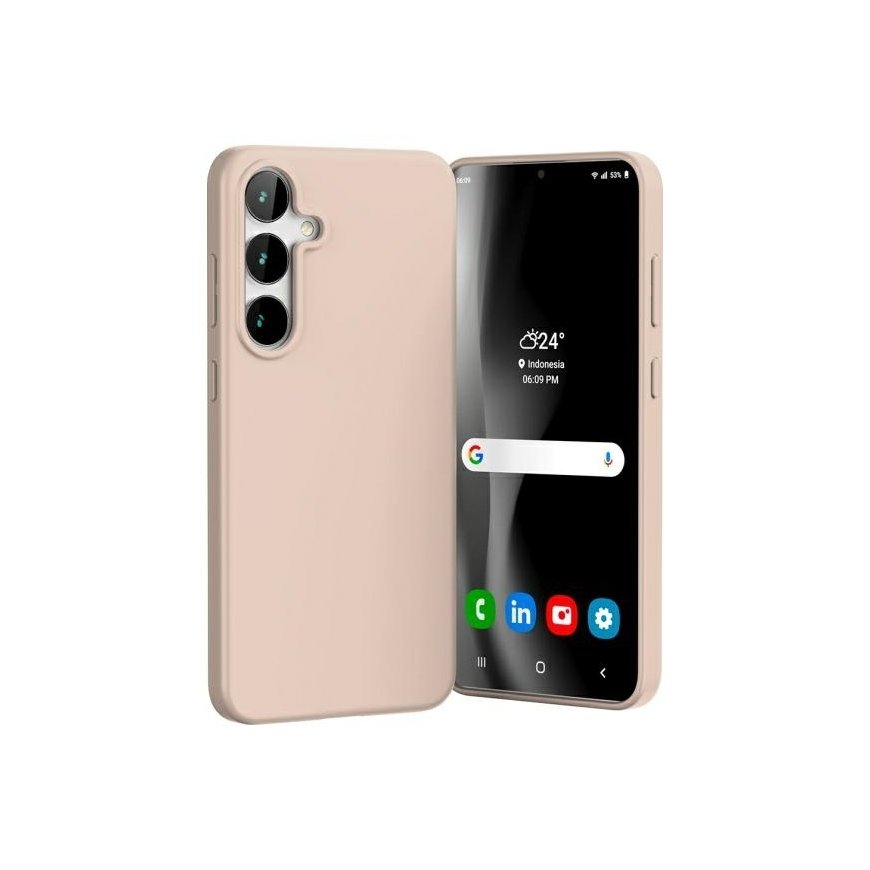 Mercury Soft Samsung S24 FE S721 rožinė smėlis – 2