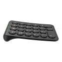 Deltaco TB-125 ciparu klaviatūra Piezīmjdators/PC RF Bezvadu Melns Deltaco TB-125 ciparu klaviatūra Piezīmjdators/PC RF Bezvadu Melns