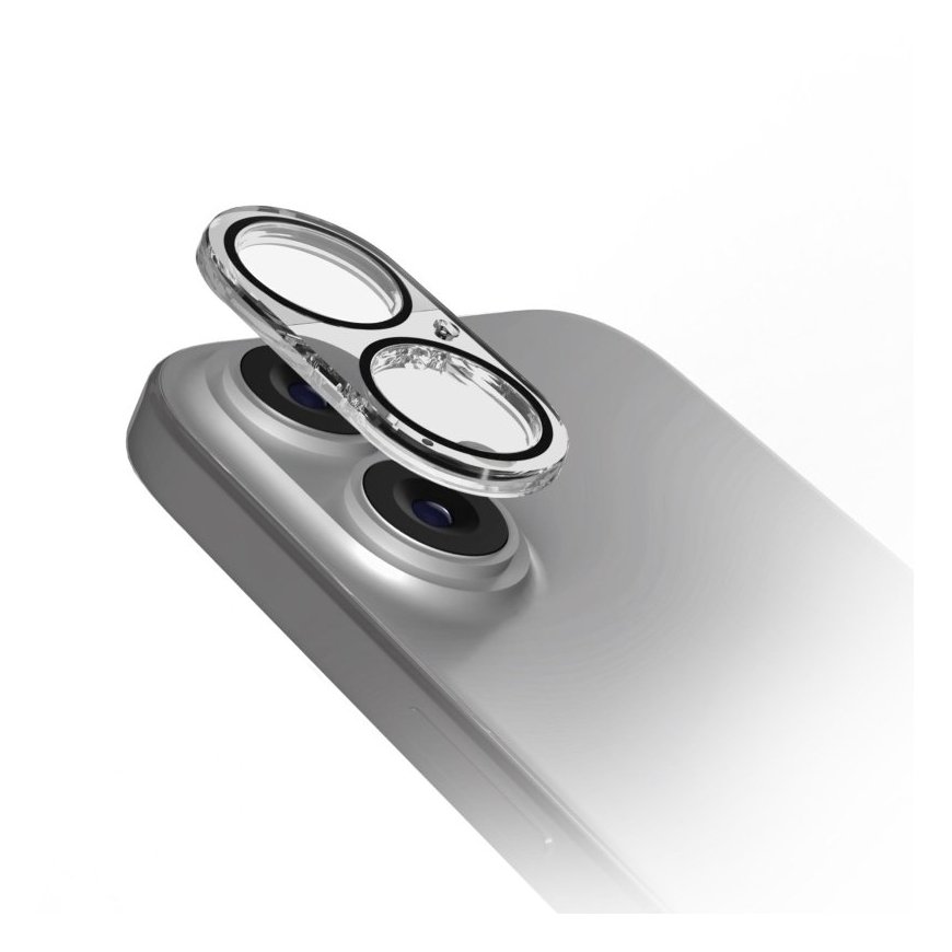 SBS TED3OCAMGLIP16 Mobilā tālruņa ekrāna un aizmugures aizsargs Kameras lēcas aizsargs Apple 1 pcs
