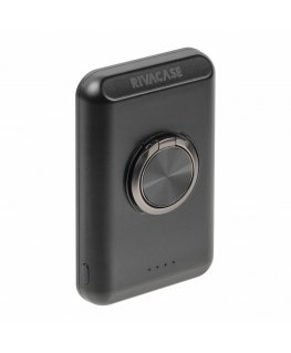 Rivacase VA2603 akupank Liitiumpolümeer (LiPo) 5000 mAh Traadita laadimine Must