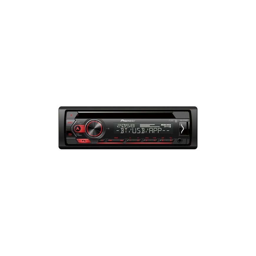 Pioneer DEH-S320BT auto audio-video uztvērējs Melns