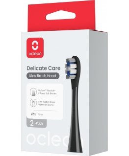 Oclean Delicate Care Kids laste harjaspäid, 2 tk, must