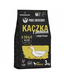 PAKA ZWIERZAKA Утка с яблоком M - сухой корм для собак - 9кг