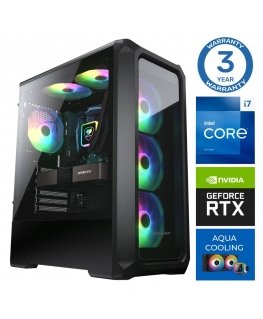 INTOP AQUA i7-14700F 64GB DDR5 2TB SSD M.2 NVME+2TB RTX5060Ti 16GB no-OS