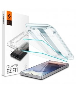 Spigen Glas.tR EZ Fit Galaxy 25 Ultra Screen Protector 2 Pack