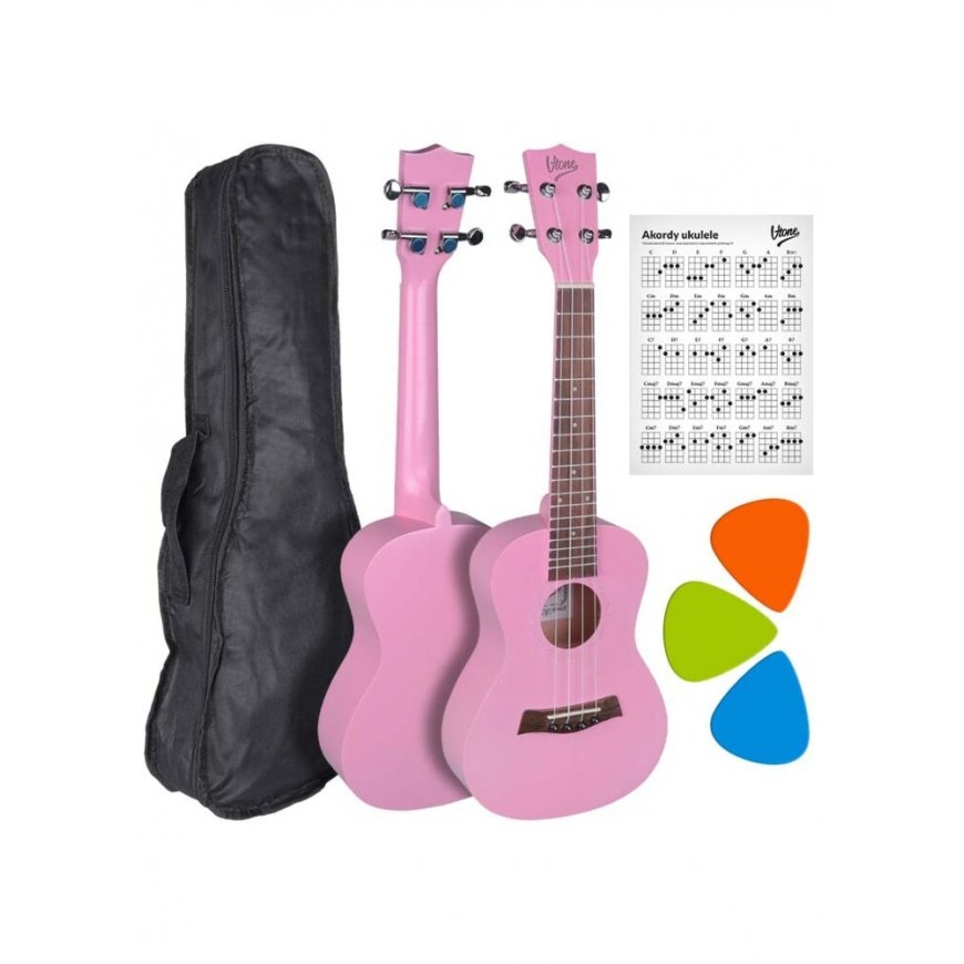 V-TONE UK23 WH Koncerts Akustiska Ukulele 23"