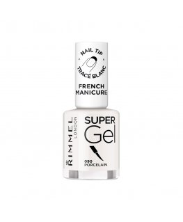 Rimmel Super Gel French Manicure nagų lakas 12 ml Balta