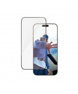 PanzerGlass ® Screen Protector iPhone 16 Pro Max | Ultra-Wide Fit