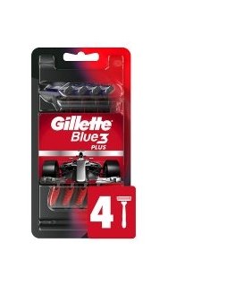 Gillette Blue3 Plus 3+1 pcs - Disposable razors.