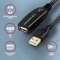 Axagon ADR-220 USB 2.0 A-M - A-F active extension/repeater cable 20m - Kabel - Digital/Daten USB-kaa Axagon ADR-220 USB 2.0 A-M - A-F active extension/repeater cable 20m - Kabel - Digital/Daten USB-kaa