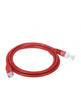 Alantec KKU5CZE1 verkkokaapeli Punainen 1 m Cat5e U/UTP (UTP)