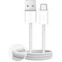 Puro Fabrik 2.0 10W USB-A - USB-C punutud kaabel 1.5m - Valge Puro Fabrik 2.0 10W USB-A - USB-C punutud kaabel 1.5m - Valge