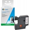 Шрифтовая лента G&G 12 мм x 7 м черно-белая совместима с Dymo D1/ 45013/ S072053 Шрифтовая лента G&G 12 мм x 7 м черно-белая совместима с Dymo D1/ 45013/ S072053