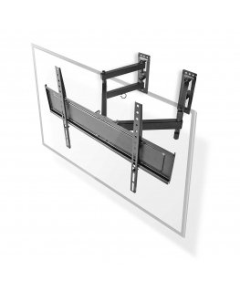 Nedis TVWM5350BK monitor mount / stand 177.8 cm (70") Wall Black