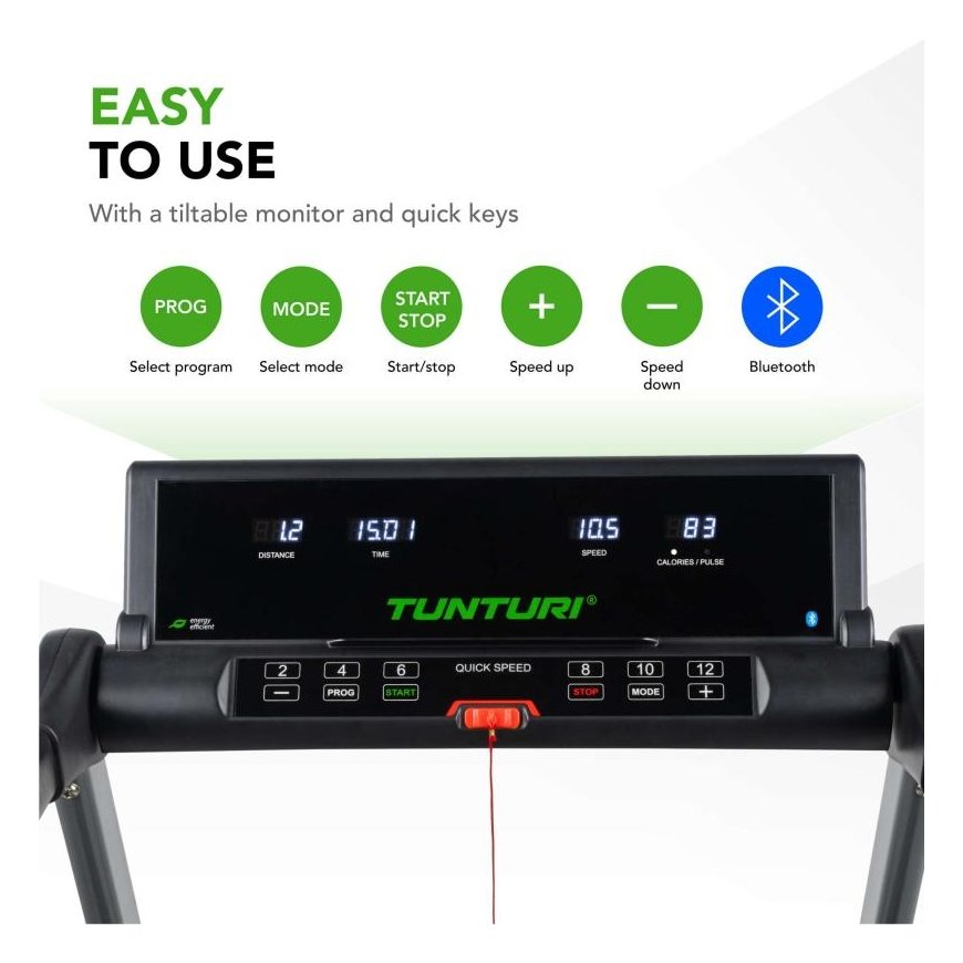 Bėgimo takelis TUNTURI Cardio Fit T25 – 3