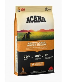 Acana Puppy Large Breed Recipe 17 kg Šuniukas Obuolys, Viščiukas, Kriaušės, Paukštiena, Moliūgas