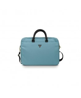 Guess bag for laptop GUCB15NTMLLB 16" blue Nylon Triangle Logo
