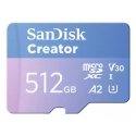 SanDisk Creator 512 GB MicroSDXC UHS-I Klasės 10 SanDisk Creator 512 GB MicroSDXC UHS-I Klasės 10