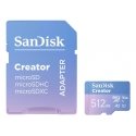 SanDisk Creator 512 GB MicroSDXC UHS-I Klass 10 SanDisk Creator 512 GB MicroSDXC UHS-I Klass 10