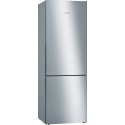 Bosch Serie 6 KGE49AICA холодильник с морозильной камерой Отдельно стоящий 419 L C Нержавеющая сталь