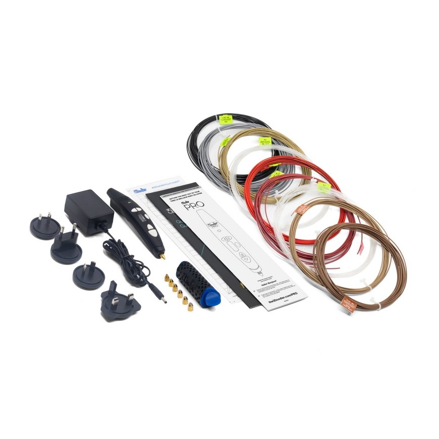 3Doodler 3D Pen\"\"Pro III\"\" Set 3D-pliiats Must – 4