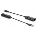 CLUB3D CAC-1421 kabeļu spraudņu pāreja USB Type-A RJ45 Melns CLUB3D CAC-1421 kabeļu spraudņu pāreja USB Type-A RJ45 Melns