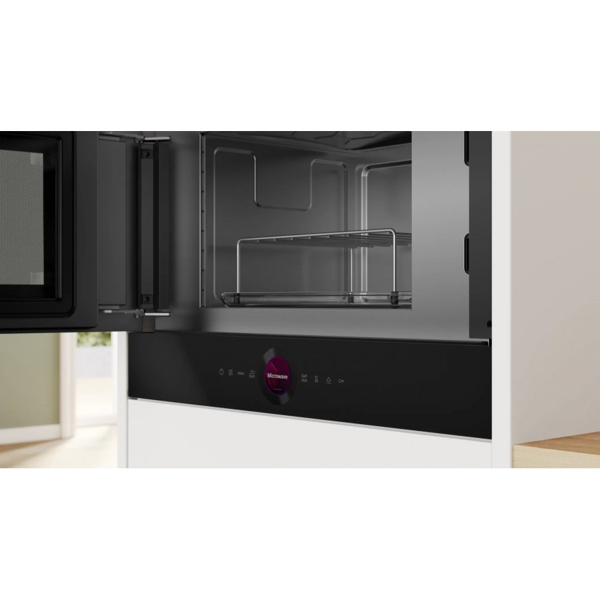 Bosch Serie 8 BEL7321B1 mikroviļņu krāsns Melns Kombinētā mikroviļņu krāsns Novietojams uz galda 21 – 2