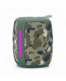 Gembird SPK-BT-LED-03-CM Nešiojamasis arba vakarėlių garsiakalbis Kamufliažas 5 W