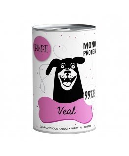 PAKA ZWIERZAKA Pepe Veal - märgtoit koertele - 400g
