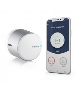 Tedee Smart Lock GO2 su lengvu montavimu bet kurioms durims su A