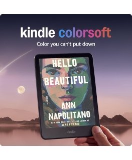 Ebook Kindle Colorsoft Signature Edition 7” glare-free 32GB Wi-Fi Wireless charging (Without Lockscreen Ads) Metallic Black