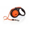 Flexi Neon 5 m Juoda, Oranžinė Šuo Susitraukiantis pavadėlis Flexi Neon 5 m Juoda, Oranžinė Šuo Susitraukiantis pavadėlis