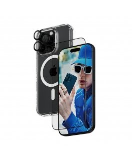 PanzerGlass ® 3-in-1 Protection Bundle iPhone 16 Pro