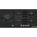 Bosch Serie 6 PPM9A6I40 plīts virsmas sildelements Melns Iebūvēts 90 cm Gāzes 5 zone(s)