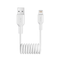 Puro 12W USB-A - Лайтнинг спиральный кабель 1м - Белый