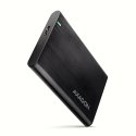 Axagon EE25-A6M cieto disku uzglabāšanas sistēma HDD/SSD korpuss Melns 2.5" Axagon EE25-A6M cieto disku uzglabāšanas sistēma HDD/SSD korpuss Melns 2.5"