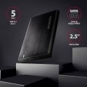Axagon EE25-A6M cieto disku uzglabāšanas sistēma HDD/SSD korpuss Melns 2.5" Axagon EE25-A6M cieto disku uzglabāšanas sistēma HDD/SSD korpuss Melns 2.5"