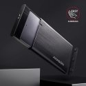 Axagon EE25-A6M tallennusaseman kotelo HDD-/SSD-kotelo musta 2.5" Axagon EE25-A6M tallennusaseman kotelo HDD-/SSD-kotelo musta 2.5"