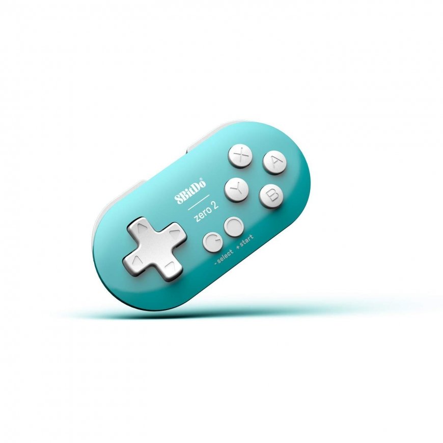 8Bitdo Zero 2 Turquoise Bluetooth Gamepad Digital Android, MAC, Nintendo Switch, Nintendo Switch Lit – 3
