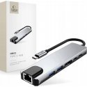 Tech-Protect HB02 HUB адаптер 6в1 USB-C + USB2.0 + USB3.0 + HDMI Tech-Protect HB02 HUB адаптер 6в1 USB-C + USB2.0 + USB3.0 + HDMI
