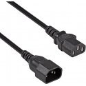 Fuj:tech C14 - C13 -laite- ja jatkokaapeli, musta, 2 m Fuj:tech C14 - C13 -laite- ja jatkokaapeli, musta, 2 m