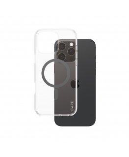 PanzerGlass CARE by ® Flagship Case Transparent Urban Combat w. Black MagSafe iPhone 16 Pro Max mobi