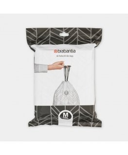 Brabantia 138829 roskapussi 60 L Valkoinen 40 kpl